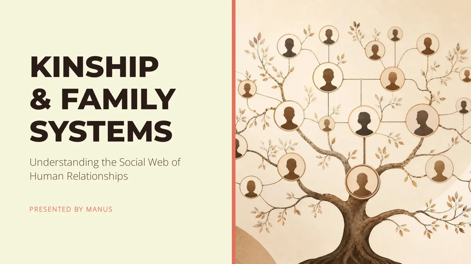 غلاف تقرير Kinship and Family Systems