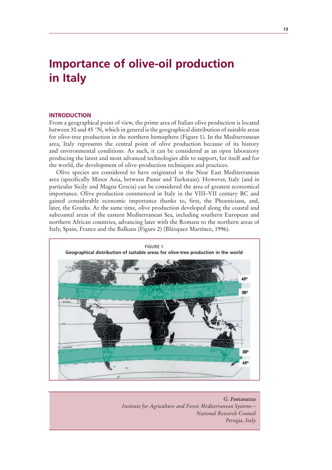 غلاف تقرير Importance of olive-oil production in Italy