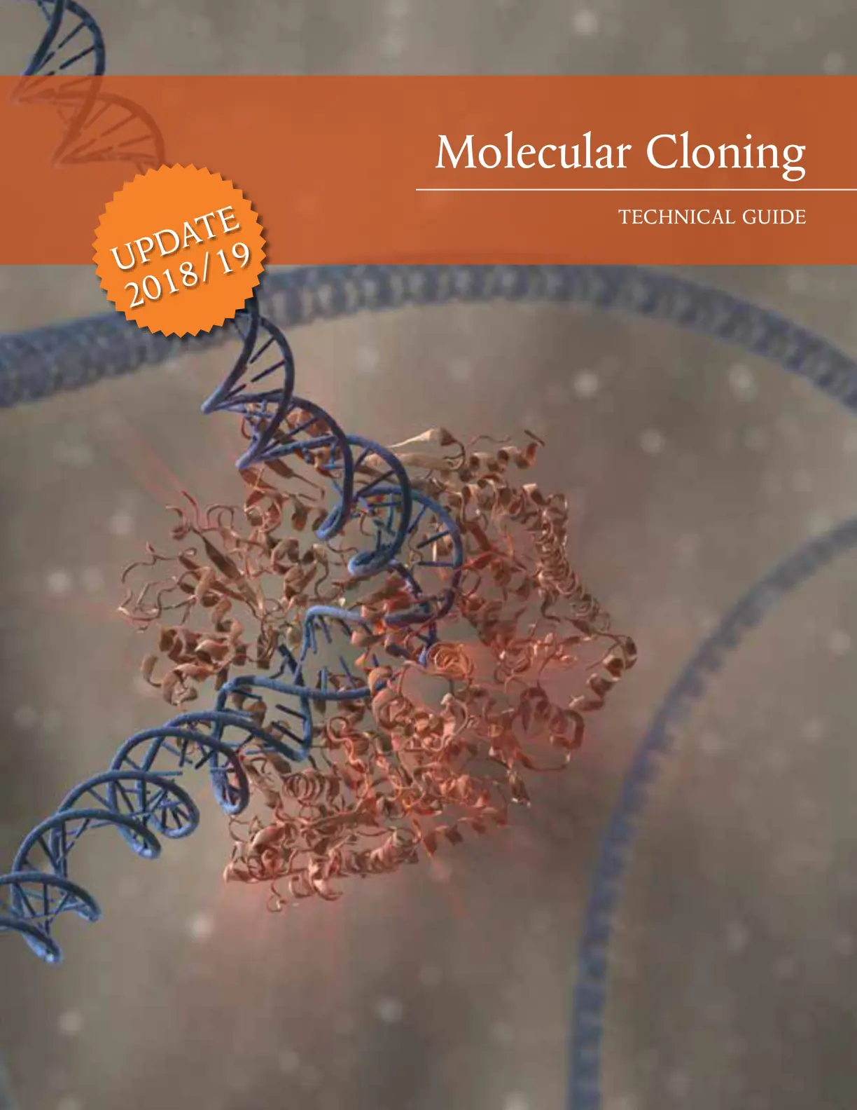 غلاف تقرير Molecular Cloning Technical Guide UPDATE 2018/19
