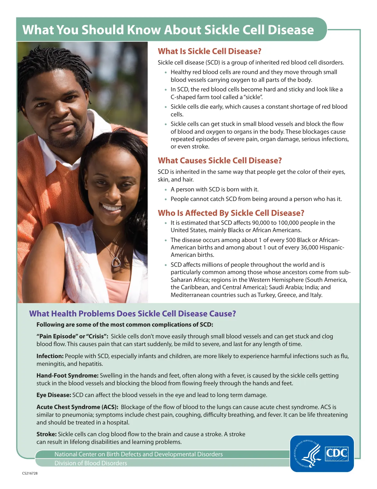 غلاف تقرير What You Should Know About Sickle Cell Disease