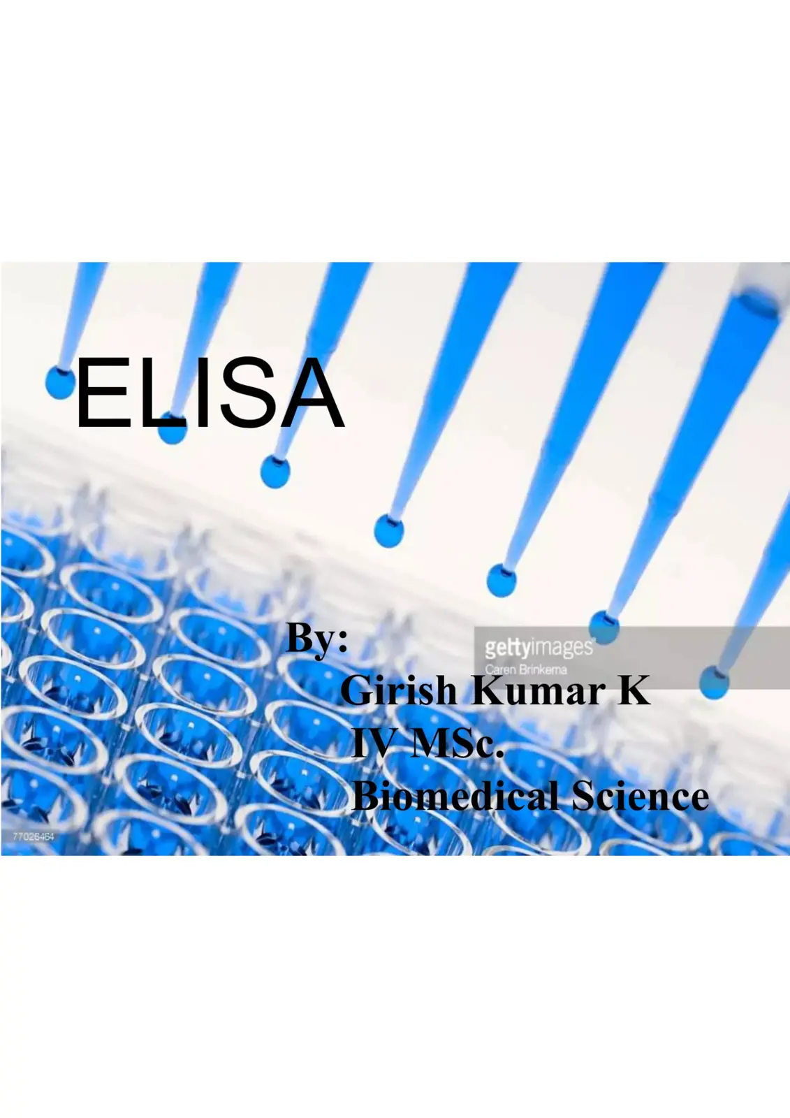 غلاف تقرير ELISA