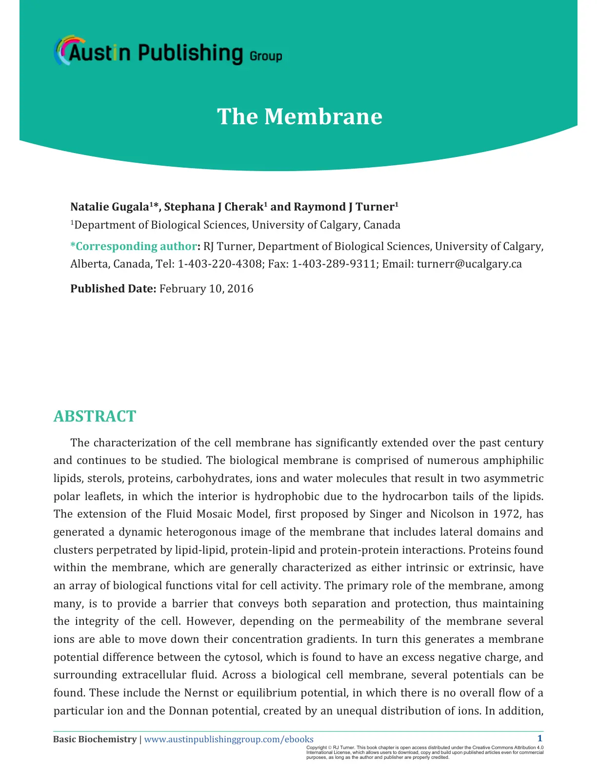 غلاف تقرير The Membrane