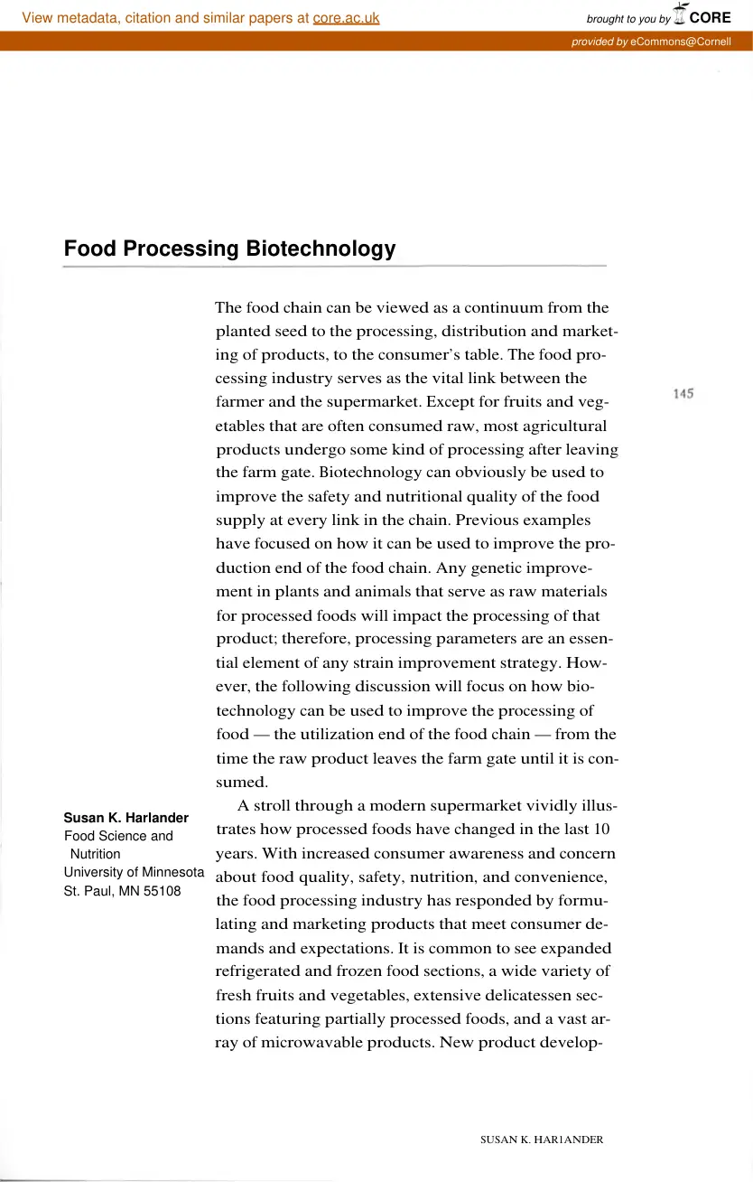 غلاف تقرير Food Processing Biotechnology