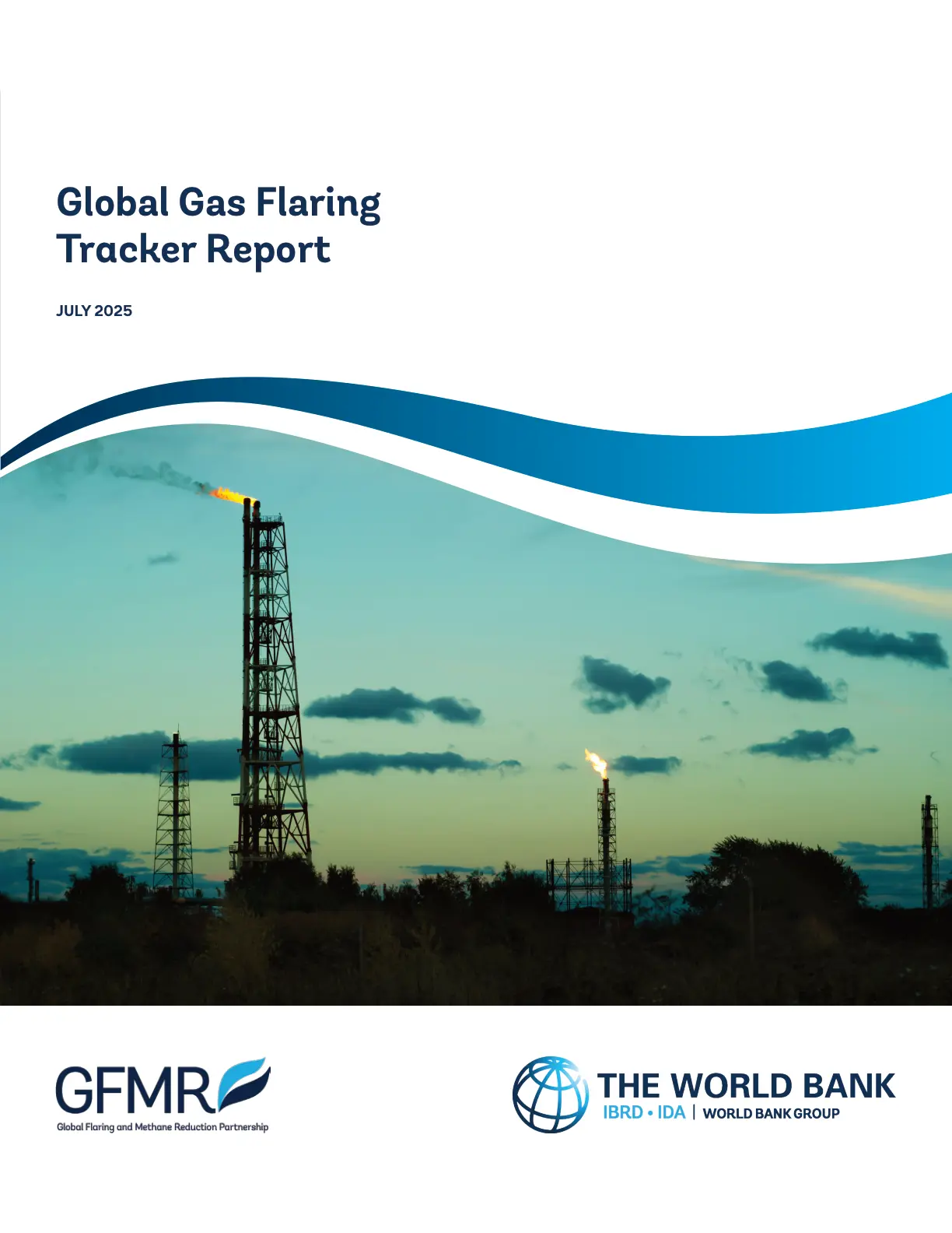 غلاف تقرير Global Gas Flaring Tracker Report
