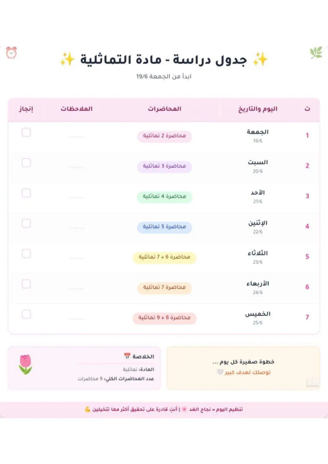 غلاف تقرير جدول دراسة - مادة التماثلية