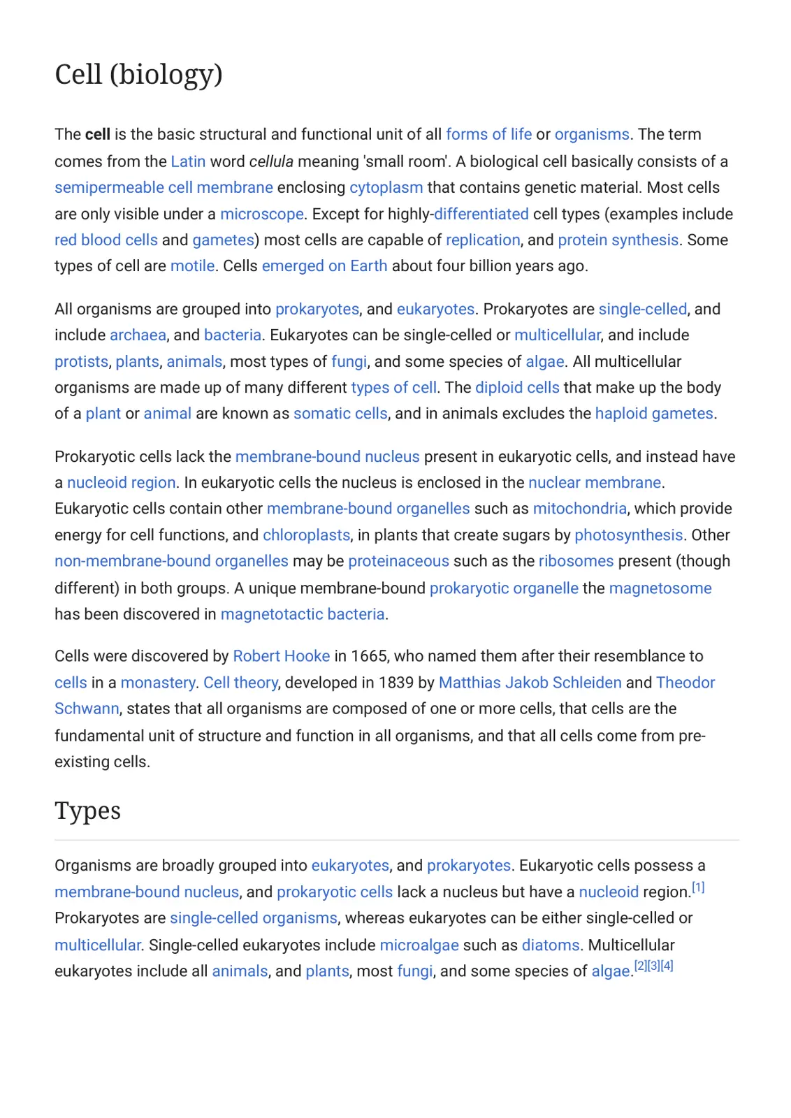 غلاف تقرير Cell (Biology)