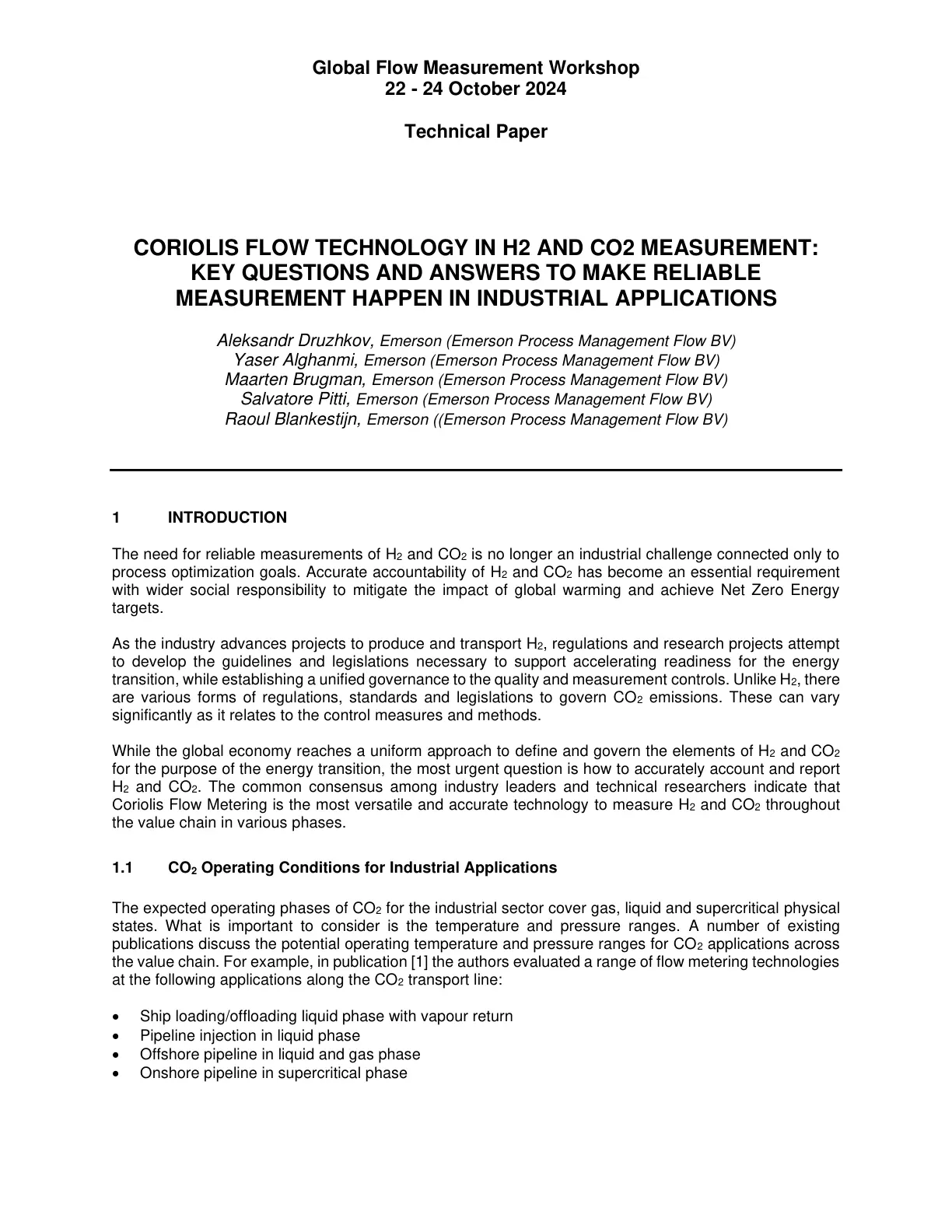 غلاف تقرير CORIOLIS FLOW TECHNOLOGY IN H2 AND CO2 MEASUREMENT: KEY QUESTIONS AND ANSWERS TO MAKE RELIABLE MEASUREMENT HAPPEN IN INDUSTRIAL APPLICATIONS