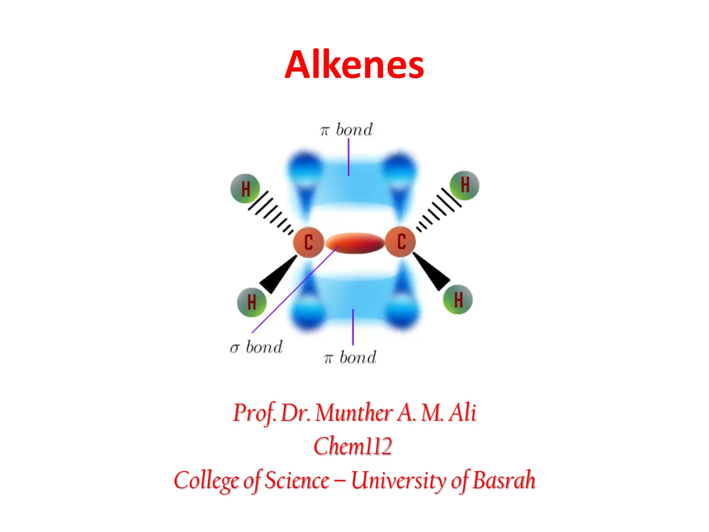 غلاف تقرير Alkenes
