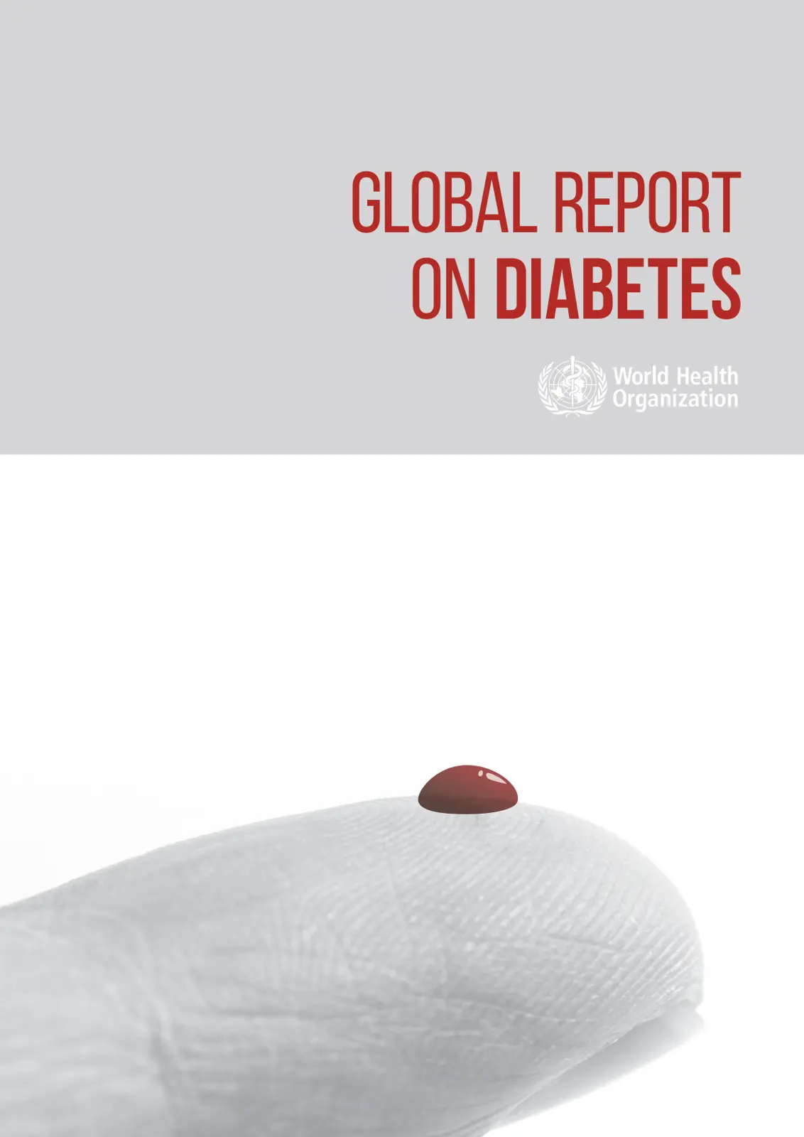 غلاف تقرير GLOBAL REPORT ON DIABETES