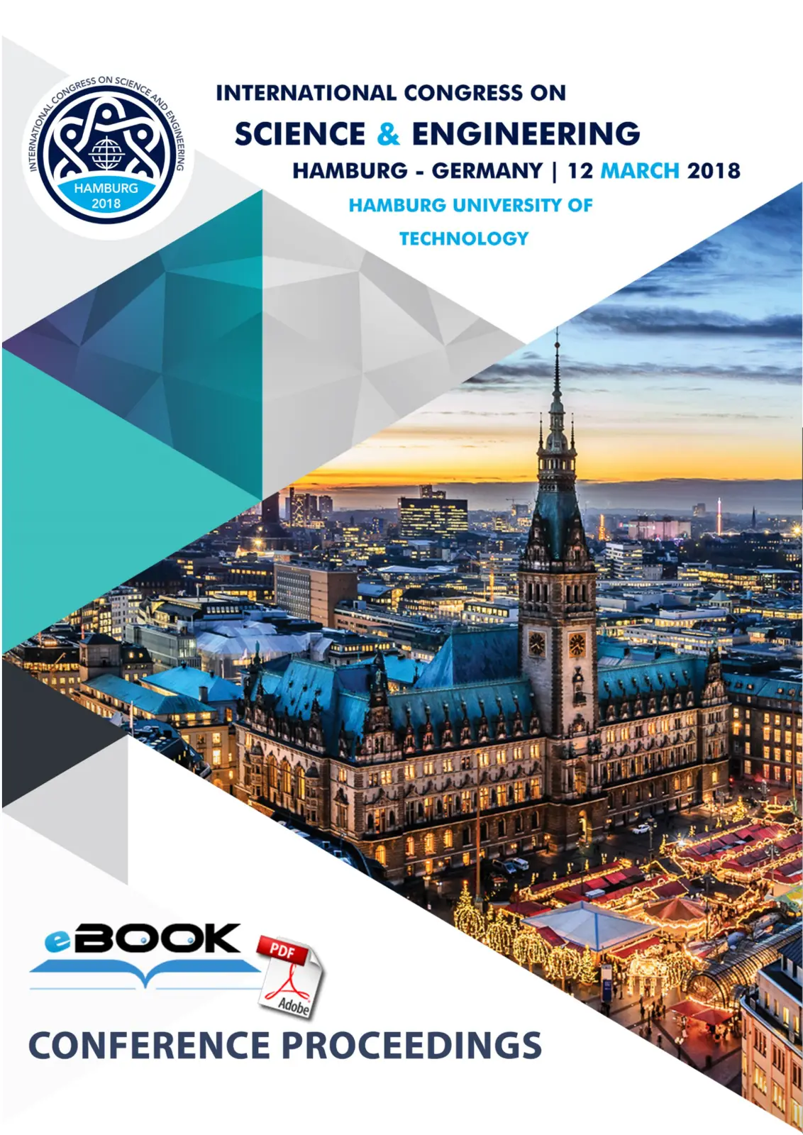 غلاف تقرير International Congress on Science & Engineering Hamburg 2018 - Conference Proceedings
