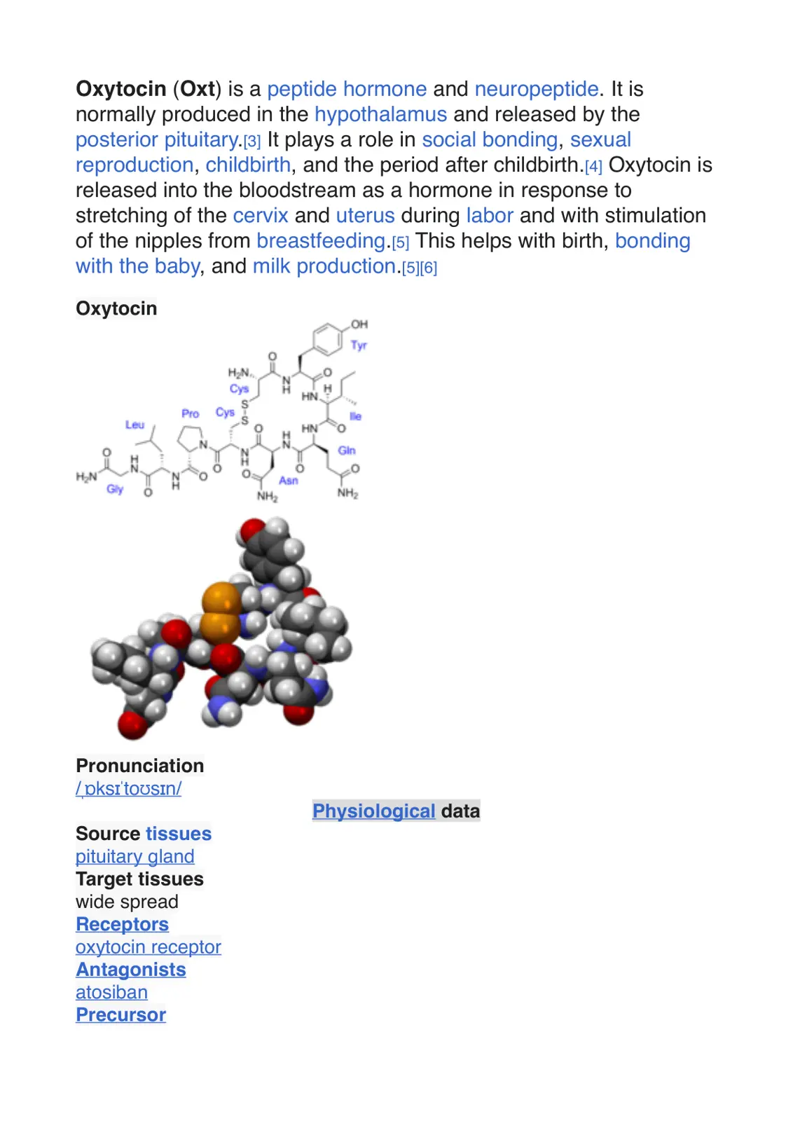 غلاف تقرير Oxytocin
