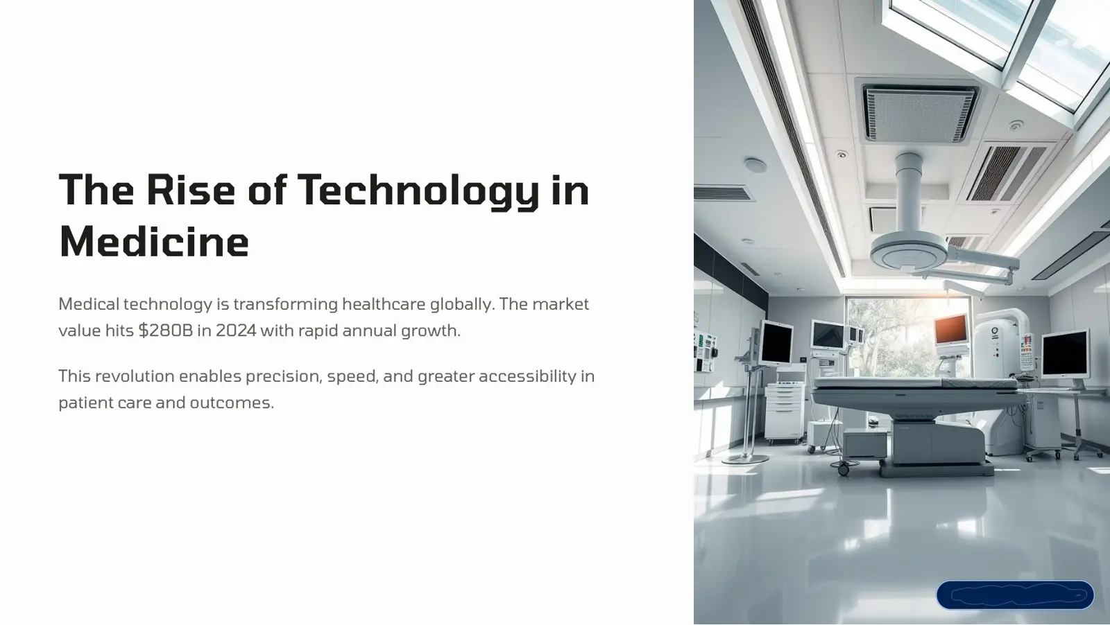 غلاف تقرير The Rise of Technology in Medicine