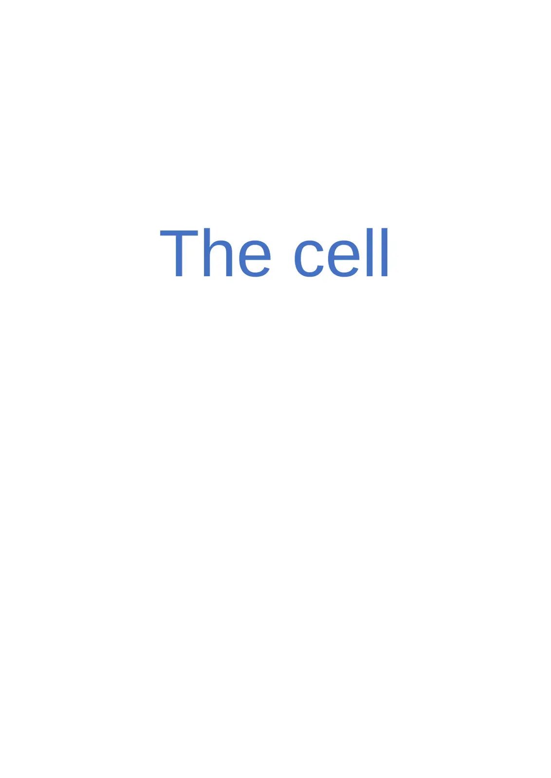 غلاف تقرير The Cell