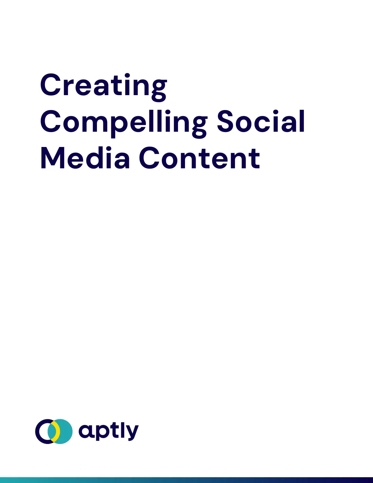 غلاف تقرير Creating Compelling Social Media Content