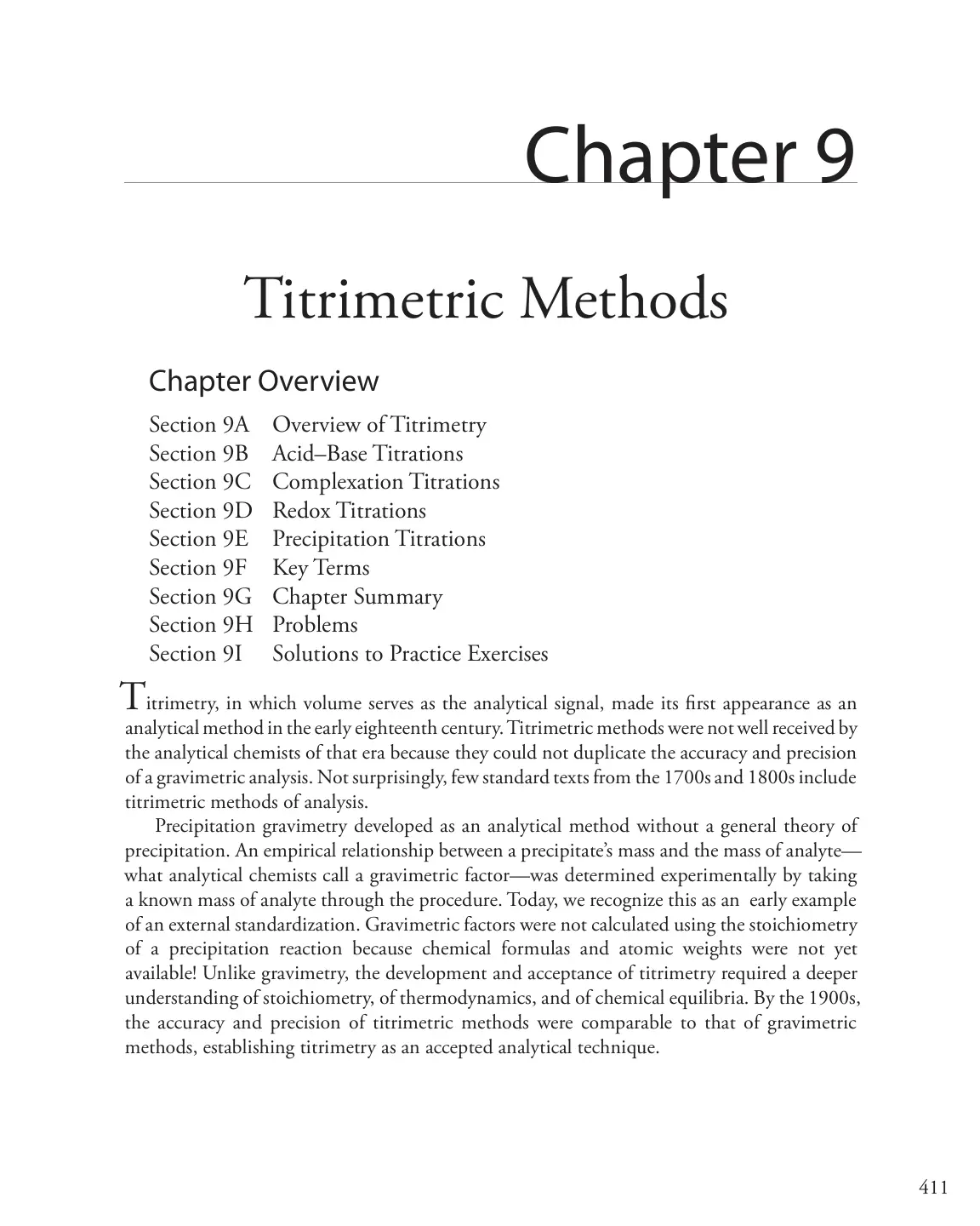 غلاف تقرير Chapter 9: Titrimetric Methods