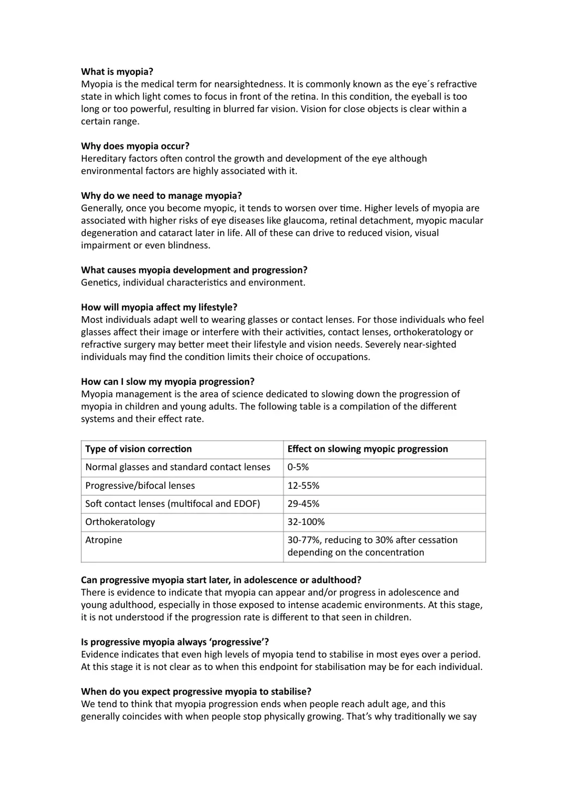 غلاف تقرير What is myopia?