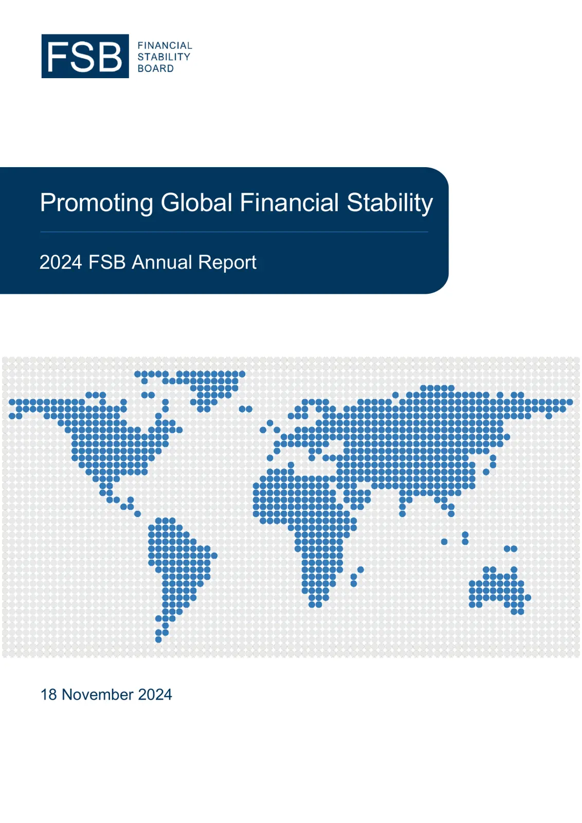 غلاف تقرير 2024 FSB Annual Report