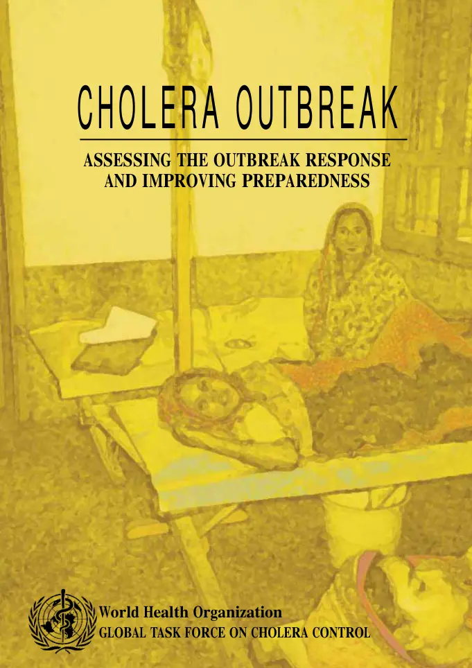 غلاف تقرير Cholera Outbreak: Assessing the Outbreak Response and Improving Preparedness