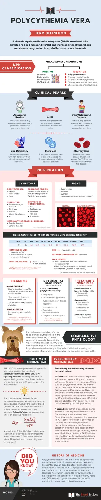 غلاف تقرير POLYCYTHEMIA VERA TERM DEFINITION