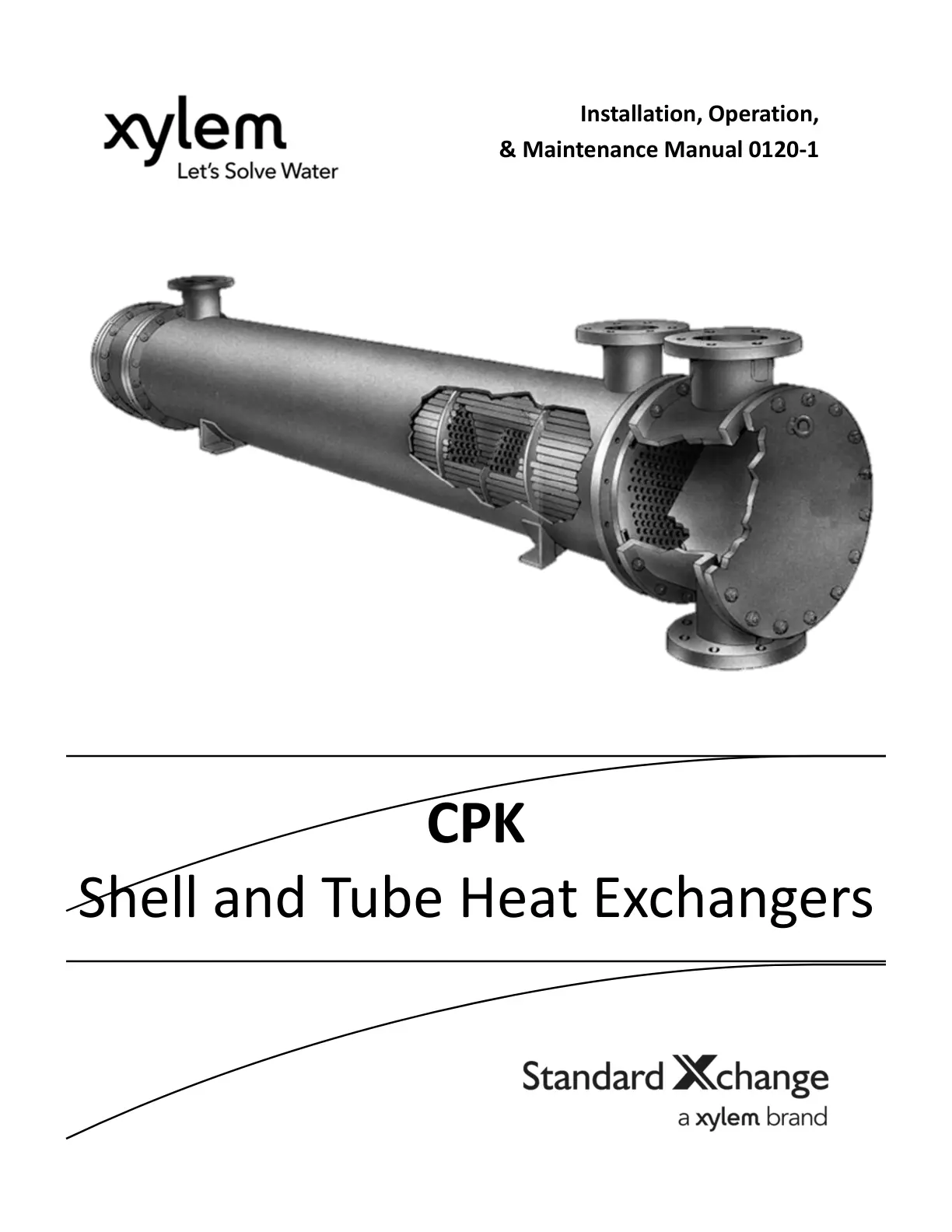 غلاف تقرير CPK Shell and Tube Heat Exchangers: Installation, Operation & Maintenance Manual