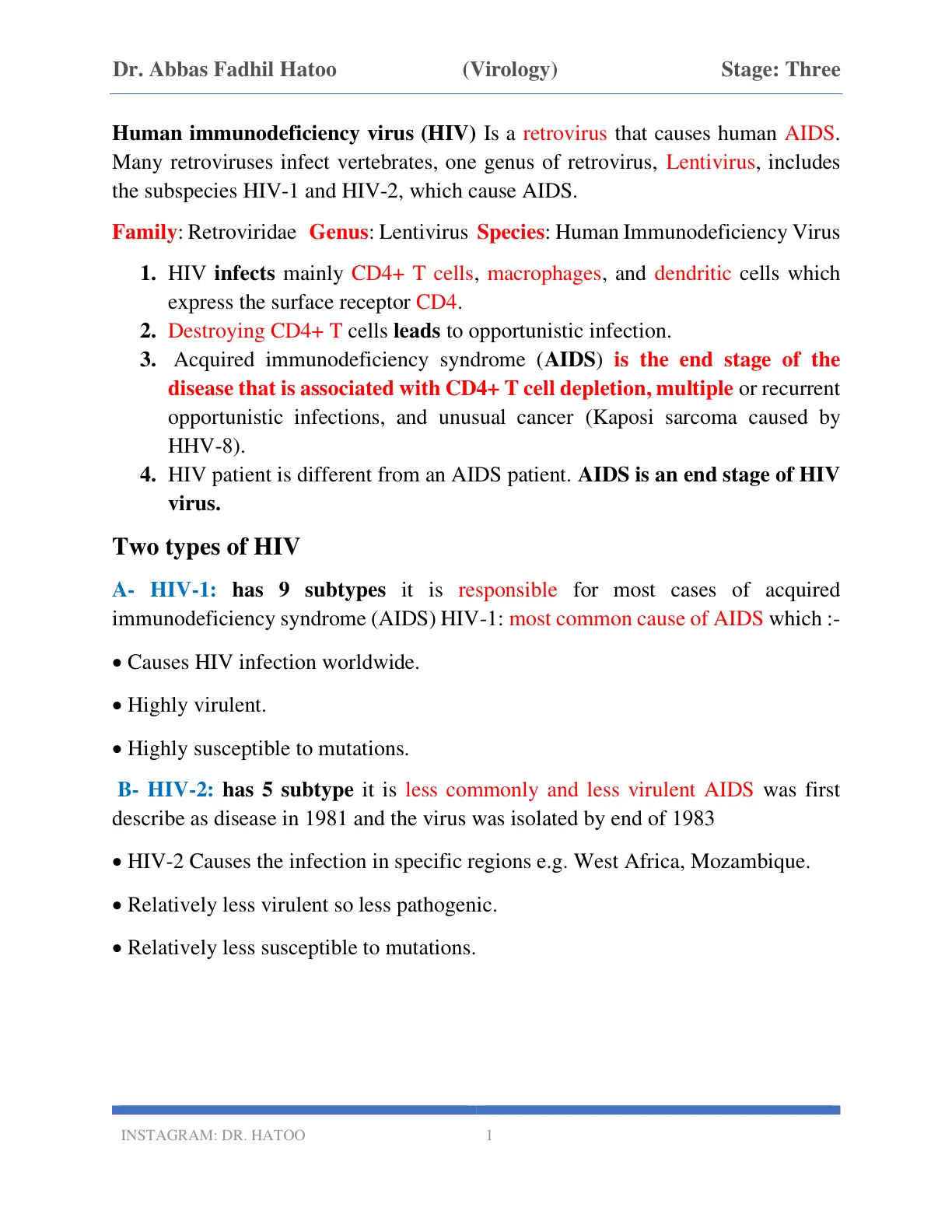 غلاف تقرير Human immunodeficiency virus (HIV)