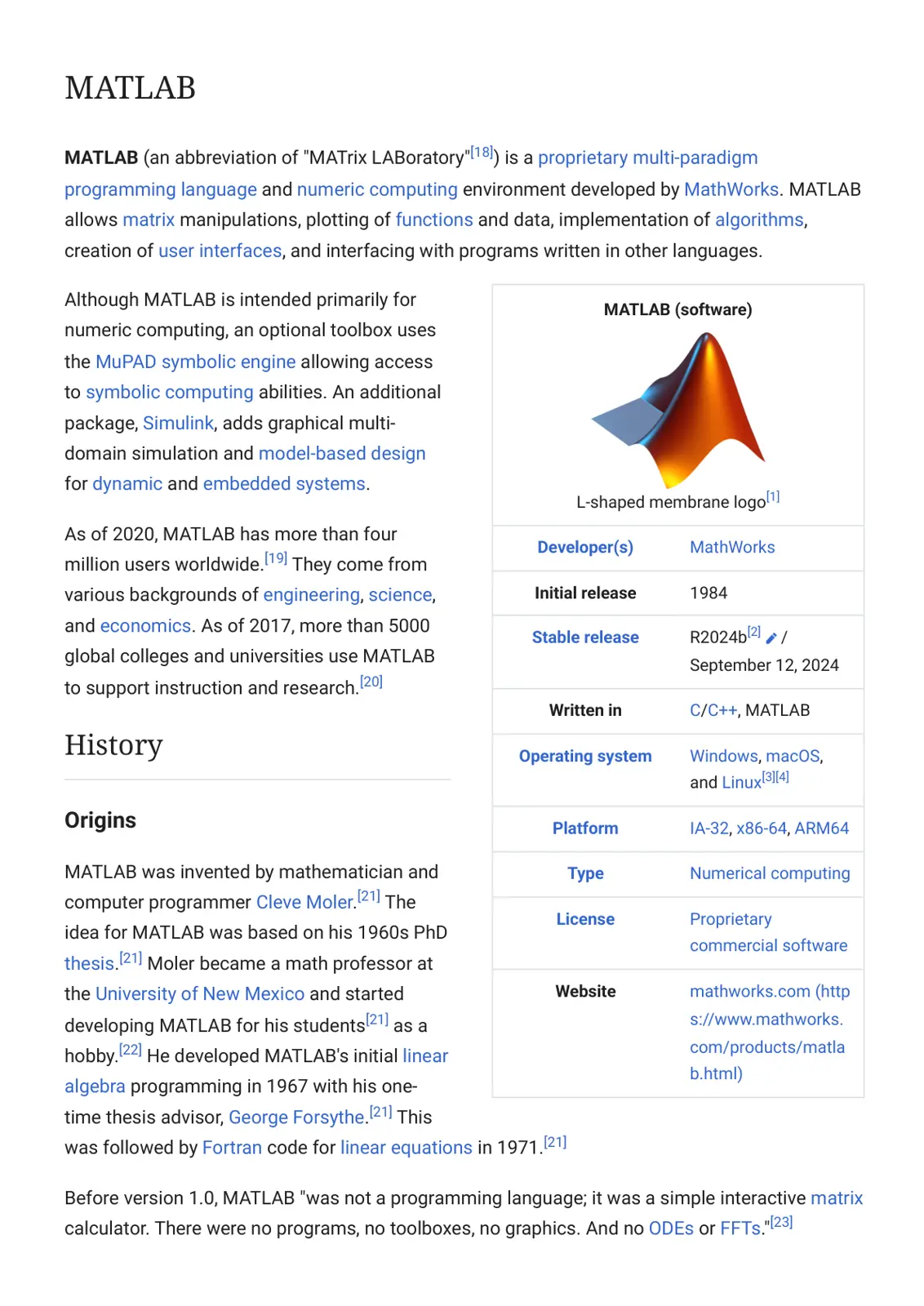 غلاف تقرير MATLAB