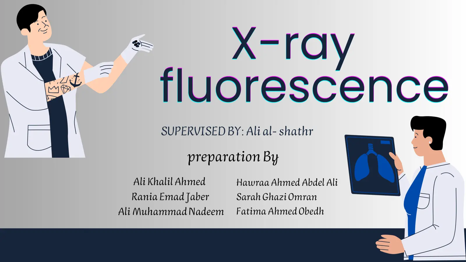 غلاف تقرير X-ray Fluorescence