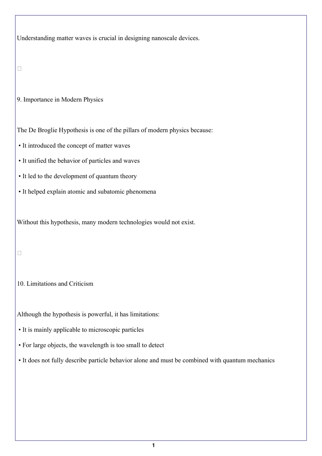 غلاف تقرير Understanding Matter Waves