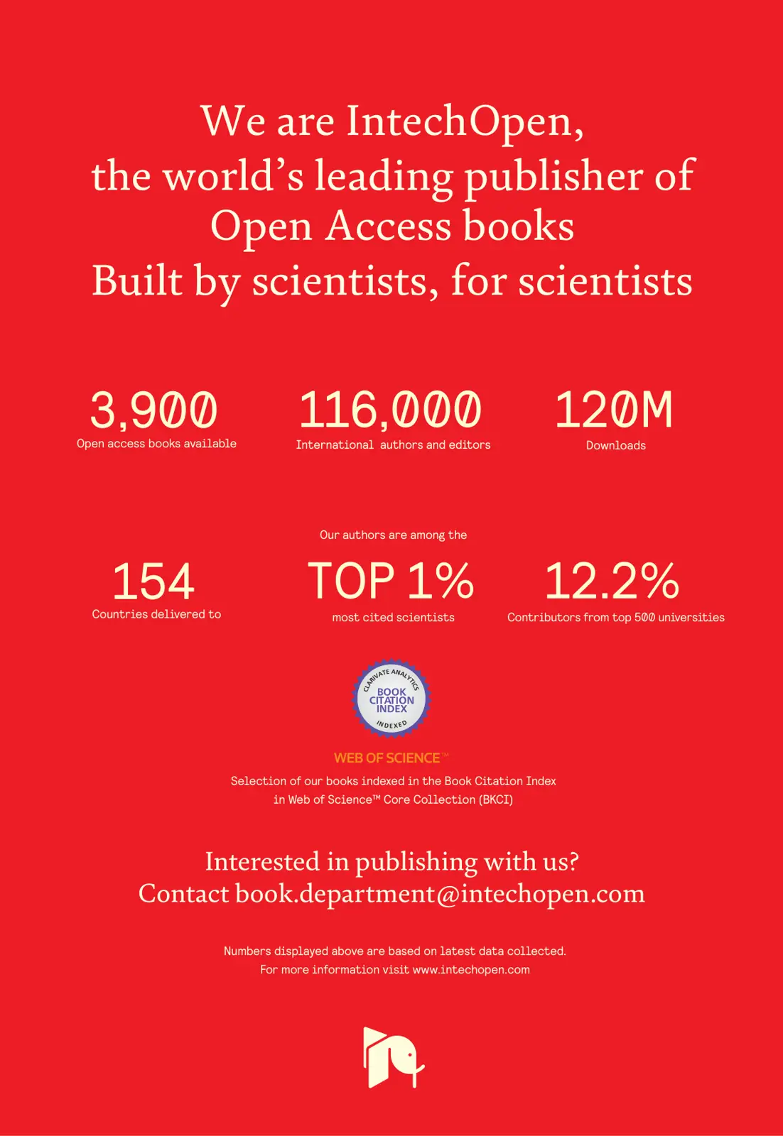 غلاف تقرير IntechOpen
